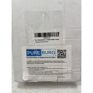 PUREBURG 2-Pack Replacement HEPA Filter Kit Compatible w/ GermGuardian AC5000